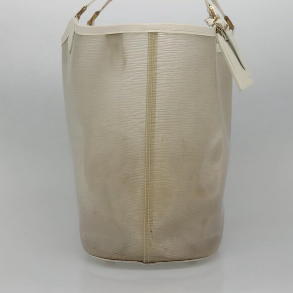 LOUIS VUITTON Epi Plage Lagoon Bay Tote Bag White Clear - Picture 8 of 16